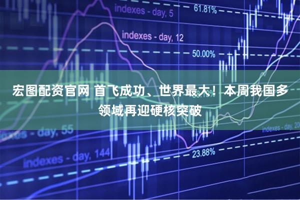 宏图配资官网 首飞成功、世界最大！本周我国多领域再迎硬核突破